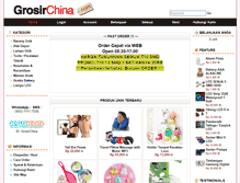 Tablet Screenshot of grosirchina.com